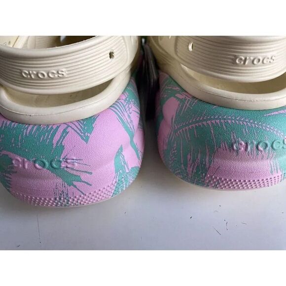 Crocs Classic Crush Spring Break Clog Women's Sz 10 Vanilla 208405-1FR NEW - Picture 11 of 13